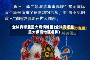 全球有哪些重大疫情地区(全球有哪些重大疫情地区名称)