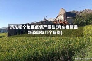 鸡东哪个地区疫情严重些(鸡东疫情最新消息有几个病例)