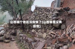 山西哪个地区没疫情了(山西哪里没有疫情)