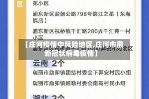 【庄河疫情中风险地区,庄河市最新冠状病毒疫情】