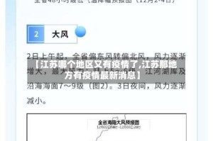 【江苏哪个地区又有疫情了,江苏那地方有疫情最新消息】