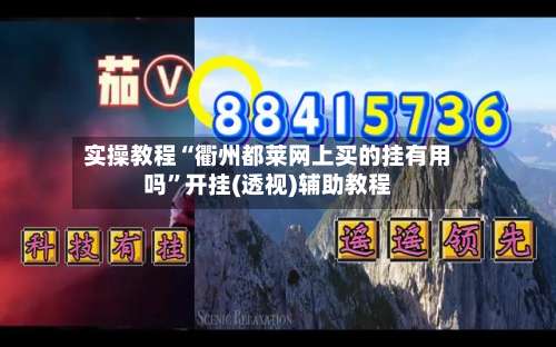 实操教程“衢州都莱网上买的挂有用吗”开挂(透视)辅助教程-第1张图片