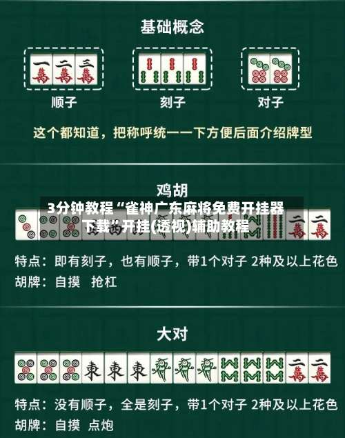 3分钟教程“雀神广东麻将免费开挂器下载”开挂(透视)辅助教程-第1张图片