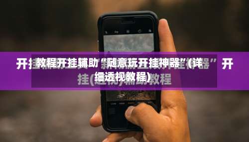 教程开挂辅助“随意玩开挂神器”(详细透视教程)-第1张图片