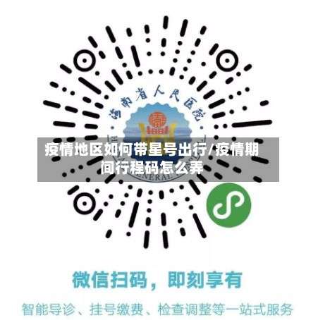 疫情地区如何带星号出行/疫情期间行程码怎么弄-第3张图片