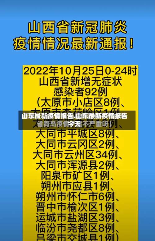 山东最新疫情报告.山东最新疫情报告今天-第1张图片