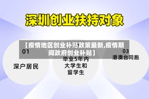 【疫情地区创业补贴政策最新,疫情期间政府创业补贴】-第1张图片